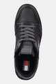 Tommy Jeans sneakersy skórzane TJW RETRO BASKET SNEAKER czarny EN0EN02839