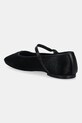Obuwie Tommy Hilfiger baleriny skórzane PONY HAIR MARYJANE FW0FW09154 czarny