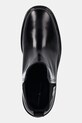 Tommy Hilfiger sztyblety skórzane MINIMAL ABRASIVATO CHELSEA czarny FW0FW08764