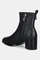 Obuwie Tommy Hilfiger botki skórzane TH STRETCH LEATHER BOOTIE FW0FW08860 czarny