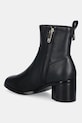 Obuwie Tommy Hilfiger botki skórzane TH STRETCH LEATHER BOOTIE FW0FW08860 czarny