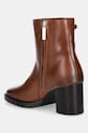 Взуття Шкіряні черевики Tommy Hilfiger STACKED HEEL LEATHER ANKLE BOOT FW0FW08864 коричневий