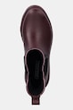 Гумові чоботи Tommy Hilfiger FLAG ANKLE RAINBOOT WARM LINING бордо FW0FW08974