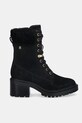 Tommy Hilfiger botki zamszowe TH SHEARLING LACE UP BOOT FW0FW08999 czarny NC25