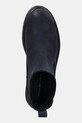 Tommy Hilfiger sztyblety nubukowe TH NUBUCK CLEATED CHELSEA granatowy FW0FW09041