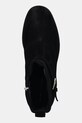 Tommy Hilfiger botki zamszowe TH BUCKLE RIDING SUEDE BOOTIE czarny FW0FW09047