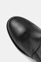 Шкіряні чоботи Tommy Hilfiger RIDING LTHR LONG BOOT BLOCK HEEL чорний FW0FW08777