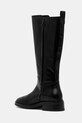 Obuwie Tommy Hilfiger kozaki skórzane TH MINIMAL ABRASIVATO LONG BOOT FW0FW08979 czarny