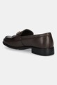Obuwie Tommy Hilfiger mokasyny skórzane TH CHAIN FRINGE LEATHER LOAFER FW0FW08971 brązowy