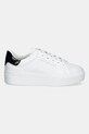 Tommy Hilfiger sneakersy skórzane CHIC PLATFORM CUPSOLE PATENT FW0FW08681 biały AW25
