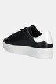 Obuwie Tommy Hilfiger sneakersy skórzane CHIC PLATFORM CUPSOLE PATENT FW0FW08681 czarny
