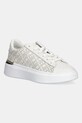 Tommy Hilfiger sneakersy skórzane TH MONOGRAM PLATFORM SNK pozostałe beżowy FW0FW09155