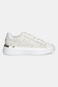Tommy Hilfiger sneakersy skórzane TH MONOGRAM PLATFORM SNK FW0FW09155 beżowy AW25