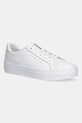 Usnjene superge Tommy Hilfiger TH PLATFORM SNEAKER Raven bela FW0FW09164