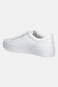 Obutev Usnjene superge Tommy Hilfiger TH PLATFORM SNEAKER FW0FW09164 bela