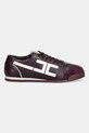 Elisabetta Franchi sneakers din piele SA82G56E2.EH8 burgundia AW25