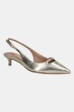 Δερμάτινες γόβες Guess JESSAH έως 5 cm χρυσαφί FLTJES.LEM05.PLATI