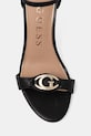 Δερμάτινα σανδάλια Guess KABRINA μαύρο FLTKAB.LEA03.BLACK