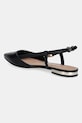 Obuwie Guess baleriny skórzane FRANIE FLTFRA.LEA05.BLACK czarny