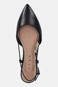 Kožne balerinke Guess FRANIE crna FLTFRA.LEA05.BLACK