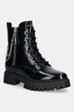 Gležnjače Guess FIORELO na vezanje crna FLTFRO.ELE10.BLACK