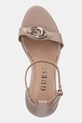Кожени сандали Guess KABRINA бежов FLTKAB.LEA03.NUDE