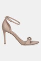 Guess sandały skórzane KABRINA FLTKAB.LEA03.NUDE brązowy AW25