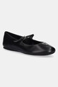 Δερμάτινες μπαλαρίνες Guess KALIDA μαύρο FLTKLD.LEA02.BLACK