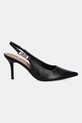 Δερμάτινες γόβες Guess NASSHA4 FLTNS4.LEA05.BLACK μαύρο AW25