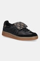 Guess sneakersy OLEEZA skóra zamszowa czarny FLTOLE.ELE12.BLACK