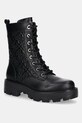 Guess botine YANCEE cu snur negru FLTYAN.ELE10.BLACK