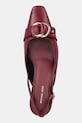 MICHAEL Michael Kors szpilki skórzane Jaden bordowy 40T5JDMS1L.691