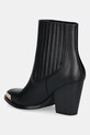 Obuwie Versace Jeans Couture botki skórzane 79VA3S26.ZPB68.899 czarny
