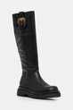 Versace Jeans Couture stivali flat nero 79VA3S65.71570.899
