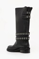 Scarpe Le Silla stivali in pelle Stivale Harley 1848C040MGPPCHI294 nero