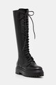 Le Silla stivali in pelle Stivale Ranger non isolato nero 6483R020M1PPCHI001