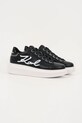 Karl Lagerfeld sneakersy skórzane KAPRI KL62572A.000 czarny AW25