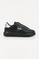 Karl Lagerfeld sneakersy skórzane KAPRI KITE platforma czarny KL64525.00S