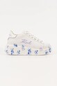 Karl Lagerfeld sneakersy skórzane ANAKAPRI platforma biały KL63511F.01V