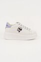 Karl Lagerfeld sneakersy skórzane ANAKAPRI platforma biały KL63530N.01V