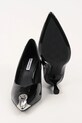Karl Lagerfeld szpilki skórzane SIENNA KL32709.1BP czarny