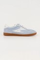 Karl Lagerfeld sneakersy zamszowe KANDIDATE skóra zamszowa niebieski KL63855.3LB