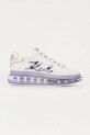Karl Lagerfeld sneakersy skórzane KAPRI KUSHION platforma biały KL62610H.01V