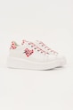 Karl Lagerfeld sneakers din piele ANAKAPRI KL63518V.01D alb AW25