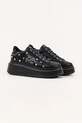 Karl Lagerfeld sneakersy skórzane ANAKAPRI KL63528.00S czarny AW25