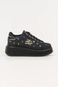Karl Lagerfeld sneakersy ANAKAPRI tekstylny czarny KL63528D.DAG