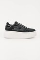 Karl Lagerfeld sneakers din piele KREEPER LO platformă negru KL42311A.000