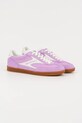 Karl Lagerfeld sneakersy skórzane KANDIDATE KL63855.3LV fioletowy AW25
