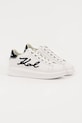 Karl Lagerfeld sneakers din piele KAPRI KL62572A.011 alb AW25