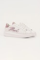 Karl Lagerfeld sneakersy skórzane KAPRI KL62511A.01P biały AW25